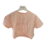 Maglietta Crop Superga da 3 a 14 Anni