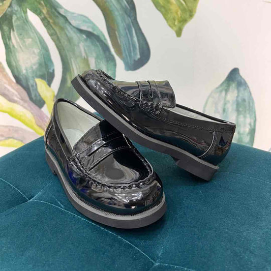Mocassini shiny black