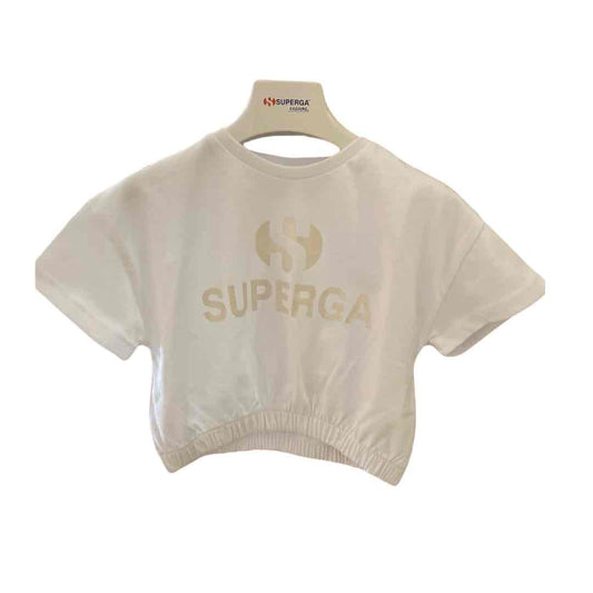Maglietta Crop Superga da 3 a 14 Anni