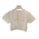 Maglietta Crop Superga da 3 a 14 Anni